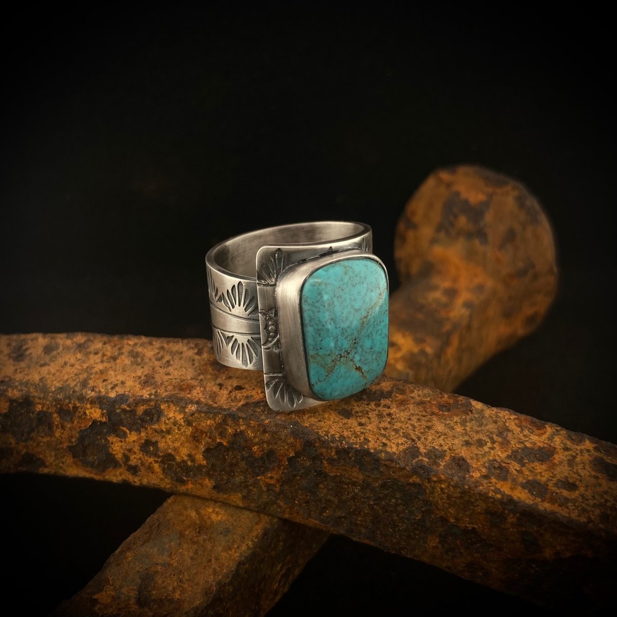 Blue Gem Turquoise Ring 2