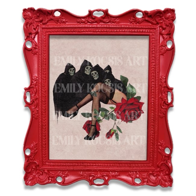 Retro Art Print // 'Grim Creepers’