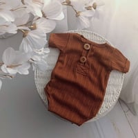 Image 1 of Sitter boys bodysuit Patrick | rusty brown | 12 months