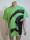 Xenomorph wrap around airbrush tee