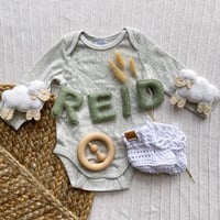 Image 1 of  Sheep & Name Garland - Willow