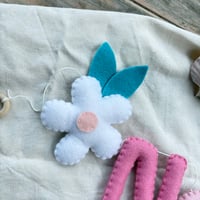 Image 5 of Mermaid & Flower Name Garland