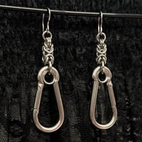 Image 2 of Carabiner Earrings