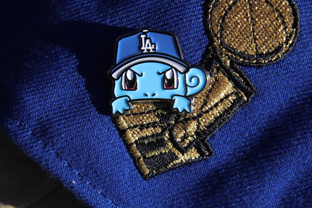 Image of Squirtle LA Dodgers Peeker Pin