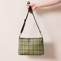 Image 1 of yellow plaid Crossbody bag