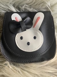 Image 1 of Black Little Girls Rabbit Purse