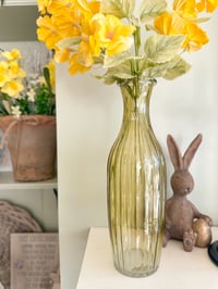 Image 1 of Tall Green Vase