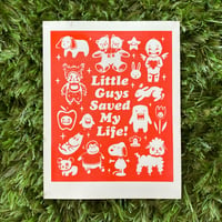 Image 1 of LITTLE GUYS PRINT (RED)