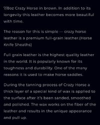 Image 2 of BCO/TRKC Stamped Leather Sheath