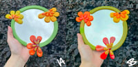 Image 2 of Fused glass flower mirrors