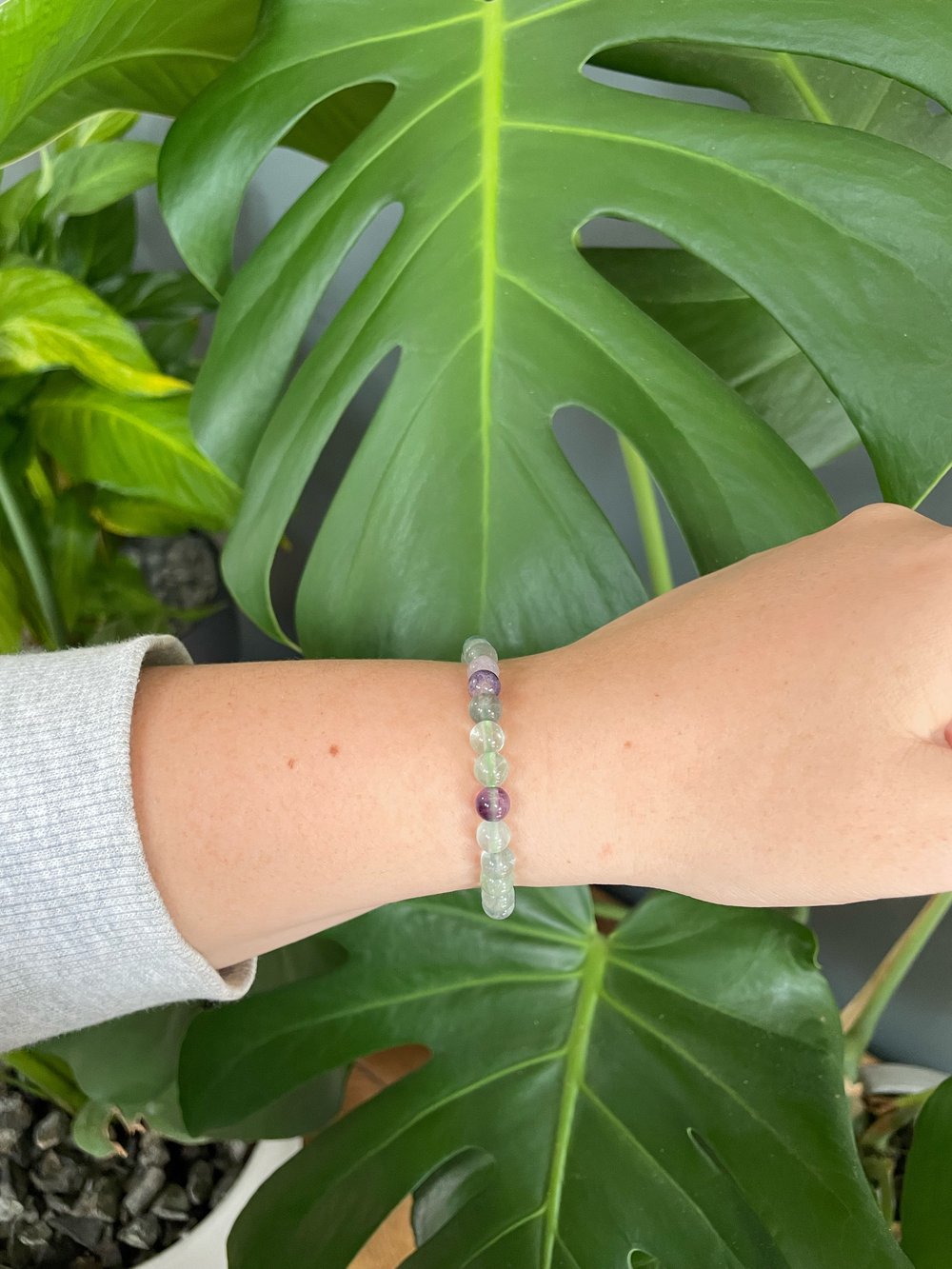 fluorite crystal bracelet! 