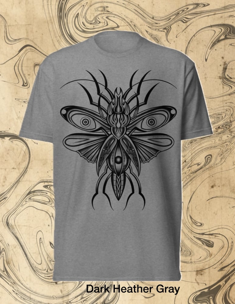 Image of Alien Insect Black - Unisex Fitted T-Shirt 