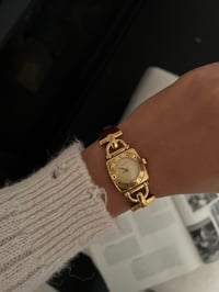 Image 2 of AUTHENTIC Vintage Horsebit GUCCI Brown leather Watch ✨🏇🏻