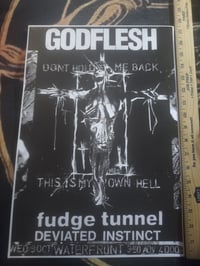 Godflesh / Fudge Tunnel poster - Reprint