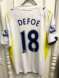 Image 9 of Tottenham Hotspur “DEFOE 18” 2009/10 Home Shirt + PL patches (M)