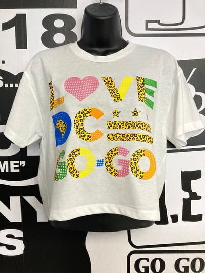 Image of LOVE DC GOGO “JUNGLE LOVE” Crop Tee