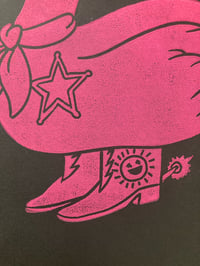 Image 4 of 'Percy Pekin' Blockprint - Pinky Edition