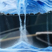 Image 2 of Rotatable Moving Sand Art Picture Home Decor Christmas Gift Glass Quicksand Painting Flowing Sand Sa