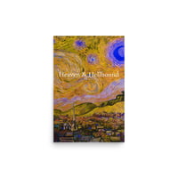 Starry Night Golden Poster