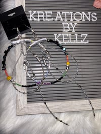 Image 4 of Silver Lining Large Hoops