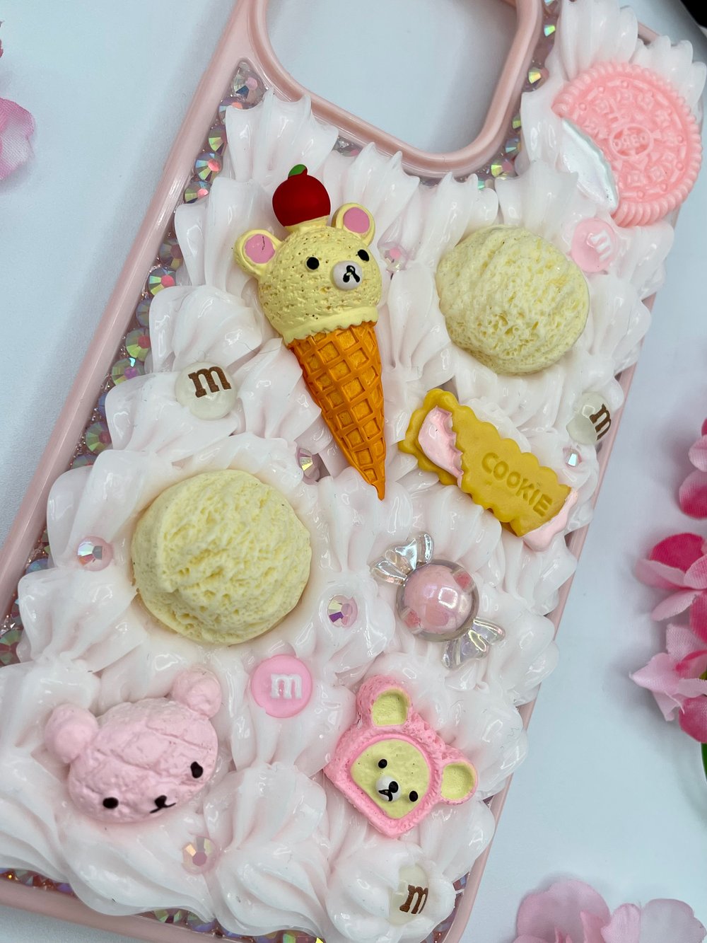 Image of iPhone 13 Pro Max - Pink Bear Decoden Case