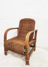 Fauteuil en osier