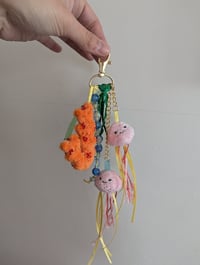 Image 2 of jellyfish bag charm 