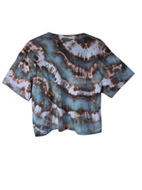 Image 5 of M Crop Tee in Ember Ice Dye 2
