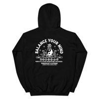 Image 2 of Balance Your Mind White Print Hoodie 