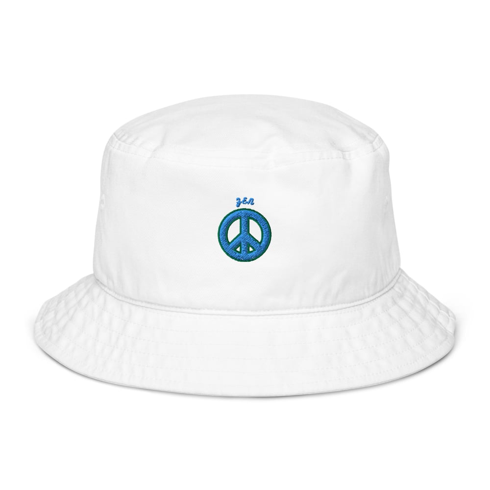 ZEN EXP - “Peace Sign” Organic bucket hat