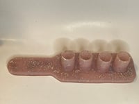 Image 3 of Shot Glass Tray Set Ice Pink