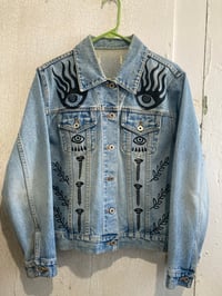 Image 11 of 'So Far So Good' Denim Printed Jacket Oneshot
