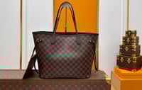 Image 1 of NF - Damier brown (all sizes)