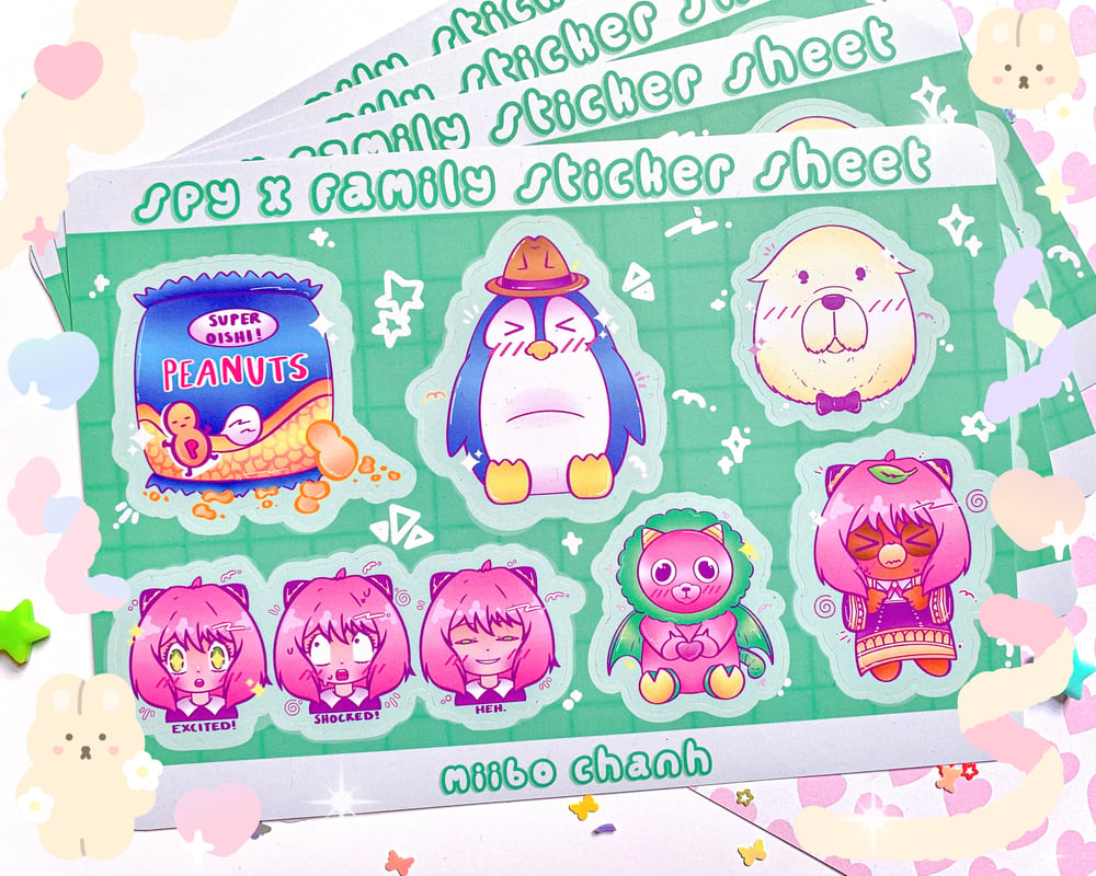 Image of Spy x Family | Sticker Sheet