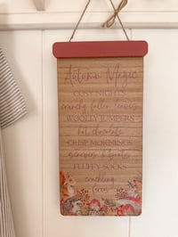 Image 1 of SALE!Autumn Magic Plaque