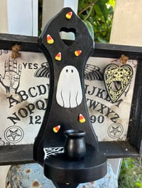 Image 4 of Candycorn Ghost Candlestick Holder