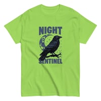 Image 13 of Unisex classic tee, Night Sentinel Raven & Moon Tee