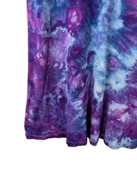 Image 4 of XS Jersey Knit Pocket Tank Dress in Purple Haze Ice Dye