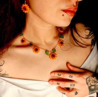 Image 3 of Naszyjnik charmsowy Słoneczniki🌻