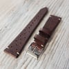 Wild Pigskin Racing Strap - Brown