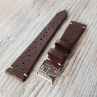 Image 1 of Wild Pigskin Racing Strap - Brown