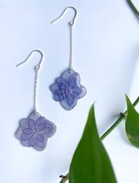 Image 2 of Blue Hydrangea Dangles 2