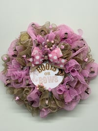 Boots or Bows Gender Reveal Door Wreath