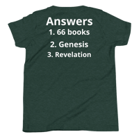Image 22 of Unisex Youth Short Sleeve T-Shirt (Bible trivia 1)