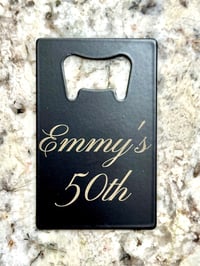 Image 2 of Custom Credit Card Bottle Opener 