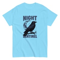 Image 2 of Unisex classic tee, Night Sentinel Raven & Moon Tee