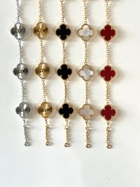Image 3 of Clover bracelet with five leaf motifs Unisex style