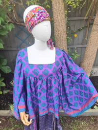 Image 7 of Gypset smock shocking purple