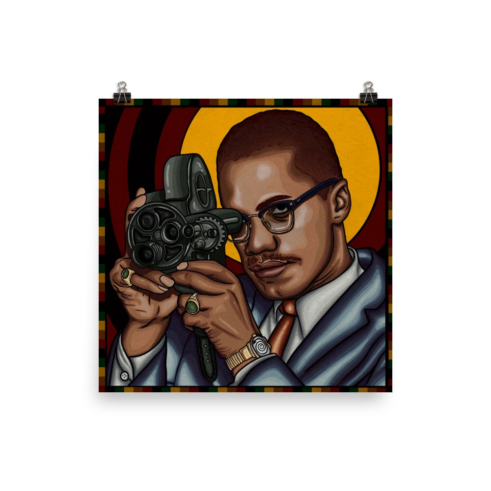 Image of Malcom X Print