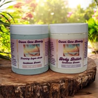 Image 2 of Foaming sugar scrub and body butter set 